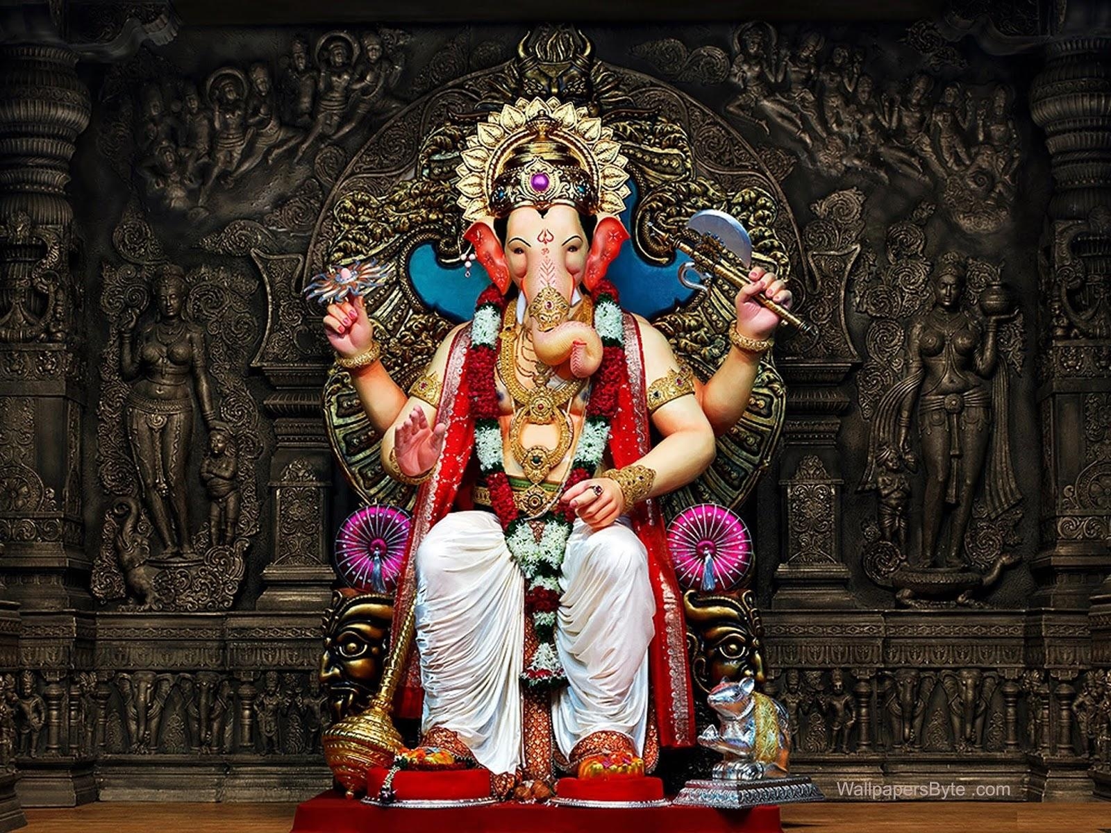 1600x1200 Ganesh Chaturthi Wallpaper 3D for Desktop, Mobile, Desktop