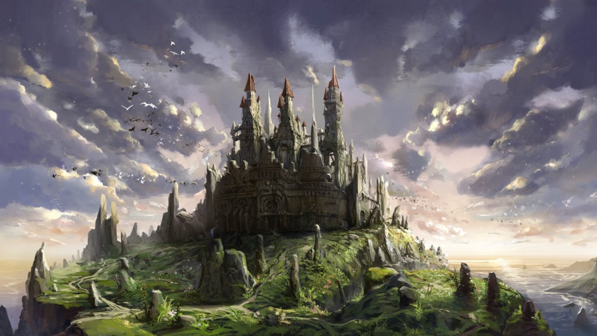 1920x1080 Free Medieval Castle Wallpaper Wide at Cool Monodomo, Desktop