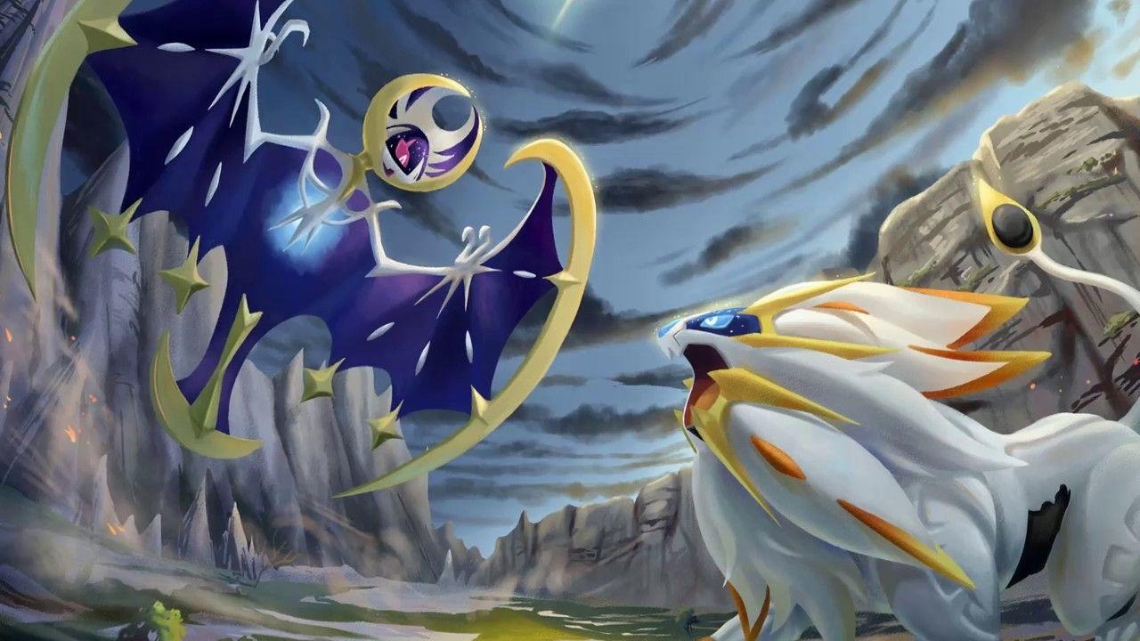 1280x720 Battle! Solgaleo Lunala Necrozma. Remastered. Pokémon Sun & Moon, Desktop