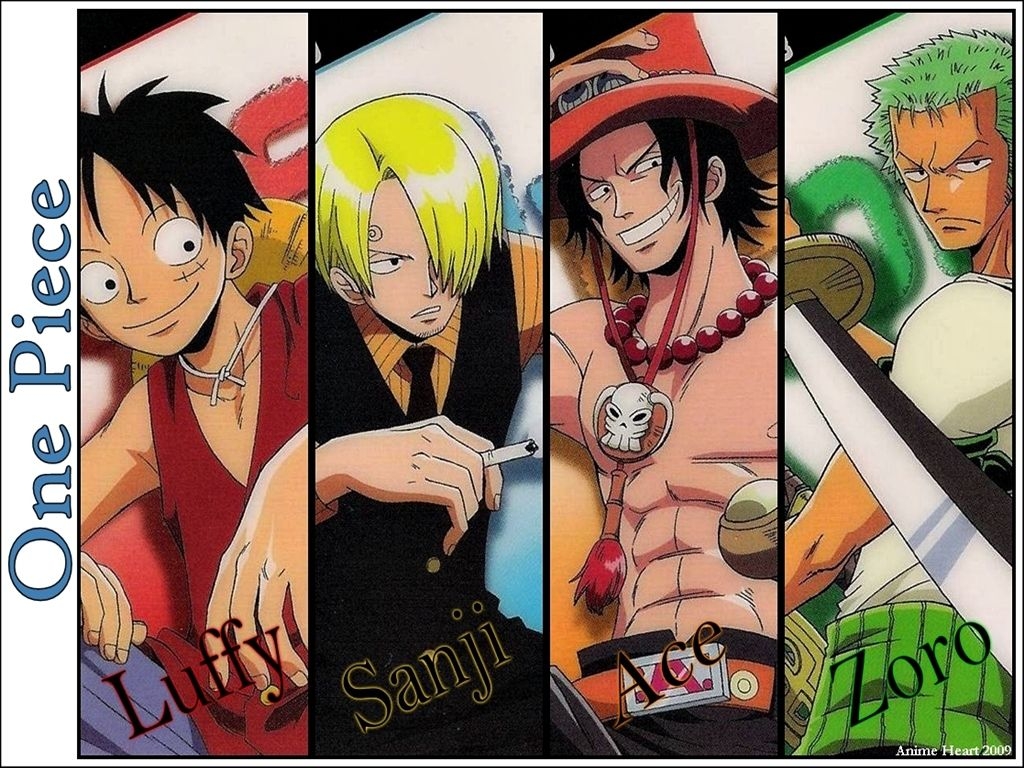 1030x770 Luffy, Zoro, Sanji & Ace Piece Wallpaper, Desktop