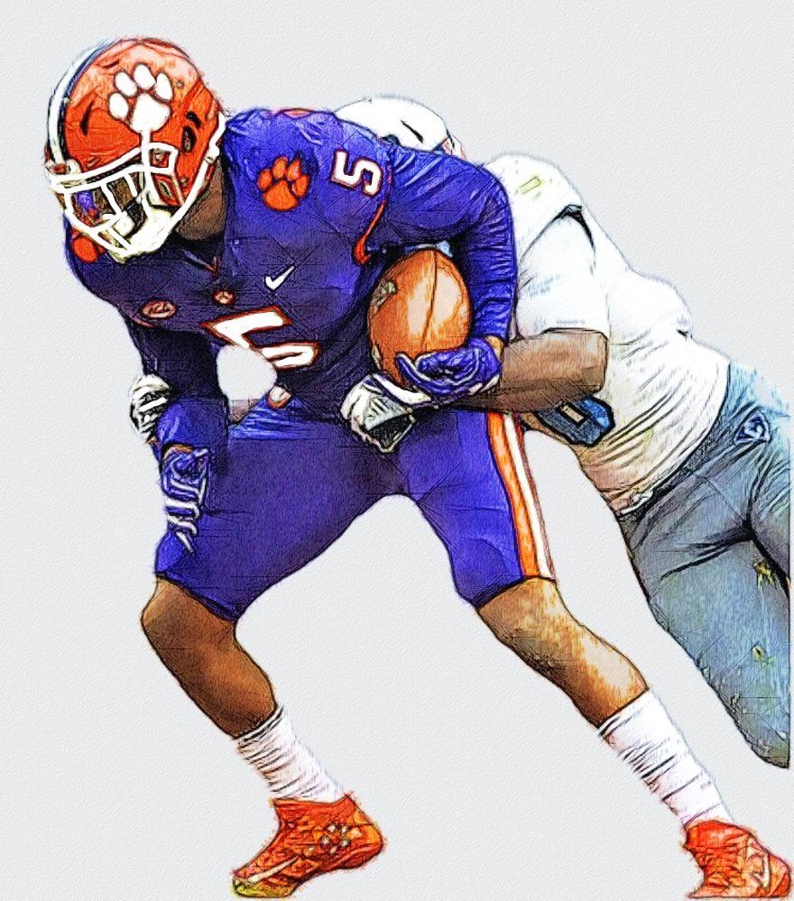 880x1000 Tee Higgins WR. Ncaa college football, College football, Phone