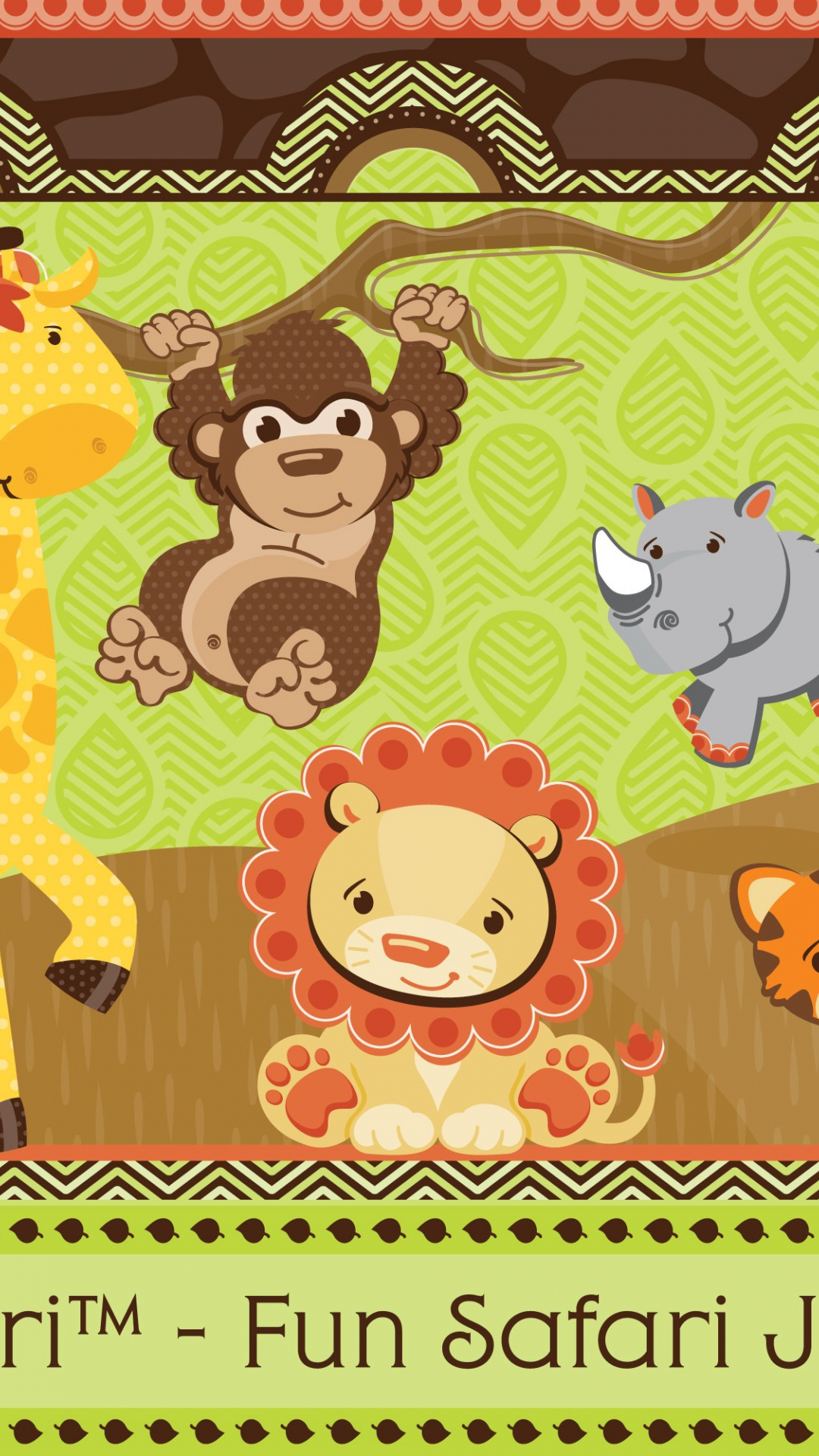 1080x1920 Free download Funfari Fun Safari Jungle Baby Shower Theme Baby Shower [2000x2000] for your Desktop, Mobile & Tablet. Explore Baby Safari Wallpaper. Safari Print Wallpaper, Safari Wallpaper for Walls, Phone