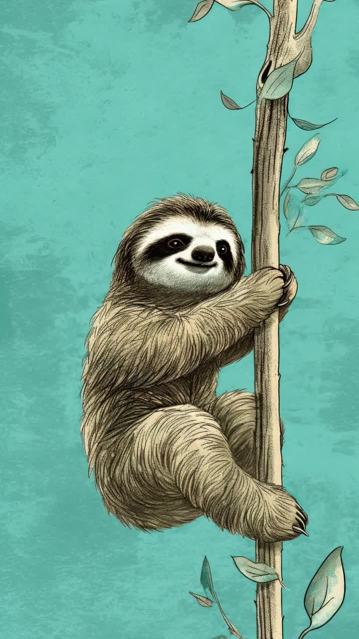 720x1280 Cute Sloth Phone Wallpaper bundle, Phone