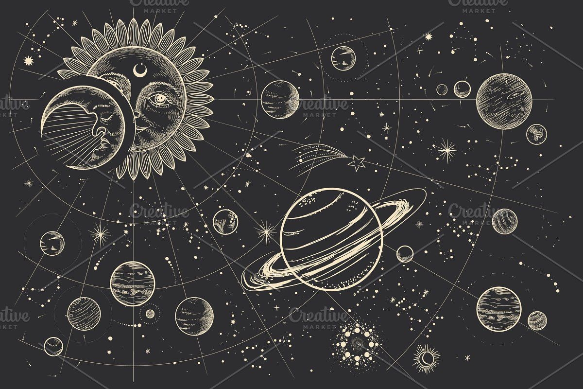 1200x800 Solar system. Computer wallpaper desktop wallpaper, Witchy wallpaper, Desktop wallpaper art, Desktop