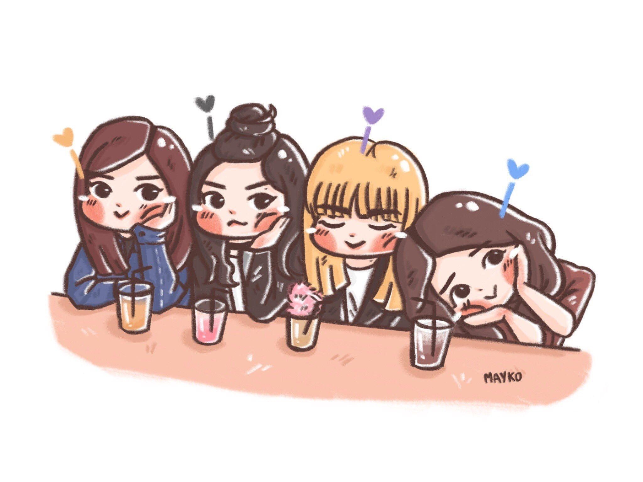 2050x1540 Blackpink Chibi Wallpaper Free Blackpink Chibi Background, Desktop