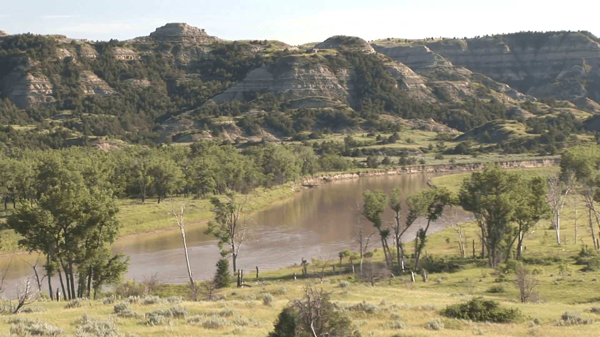 1920x1080 River & Stream Theodore Roosevelt National Park Spring Little, Desktop