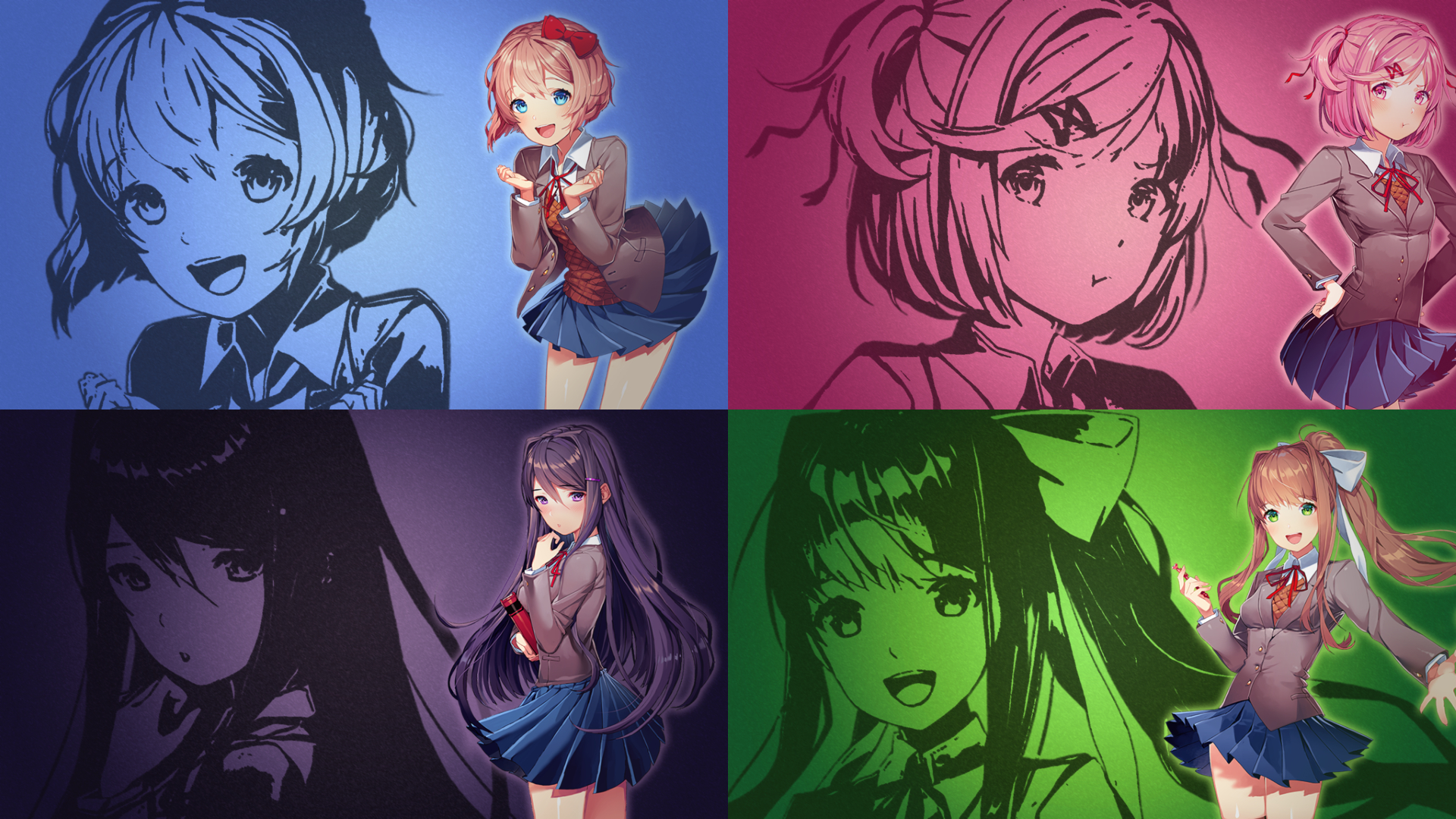 1920x1080 DDLC Wallpaper Free DDLC Background, Desktop