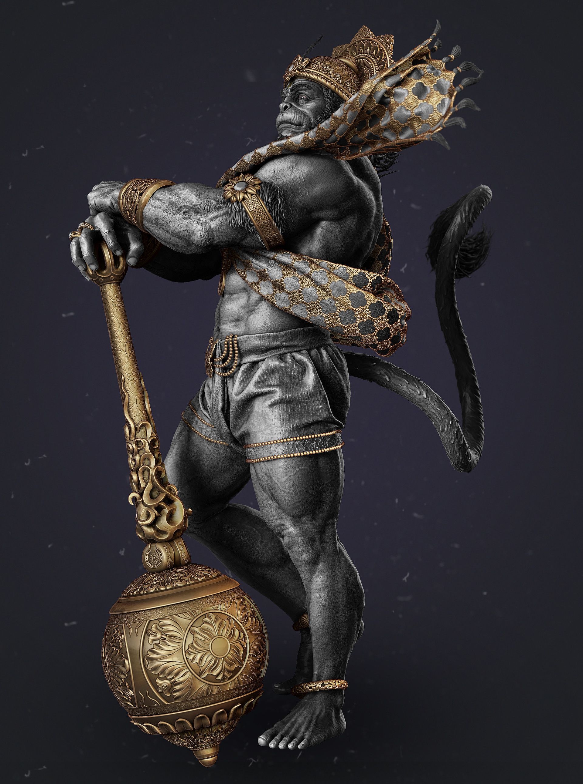 1920x2590 Hanuman Hindu God, Gaurav Kumar Types Of Hanuman, HD, Phone