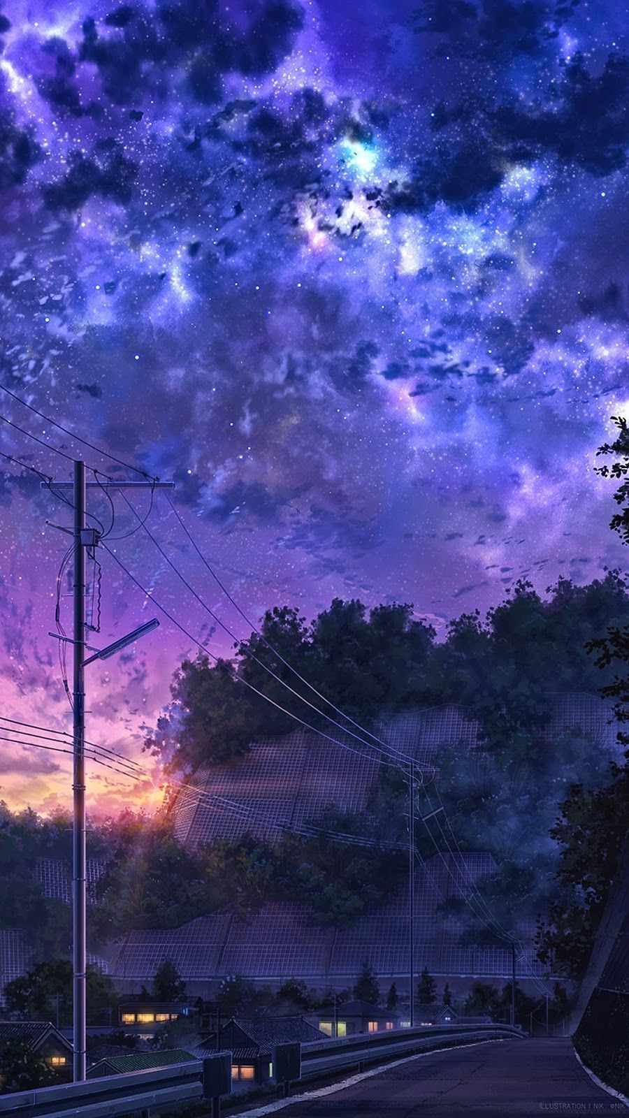 900x1600 Silent Night. Anime scenery wallpaper, Scenery wallpaper, Phone