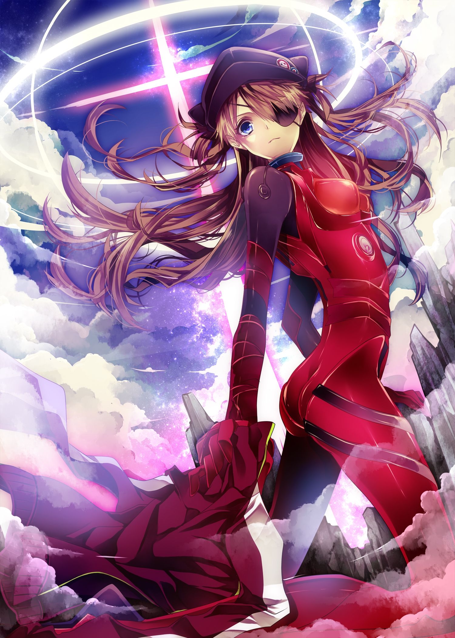 1500x2100 Souryuu Asuka Langley (Asuka Langley Soryu) Genesis, Phone