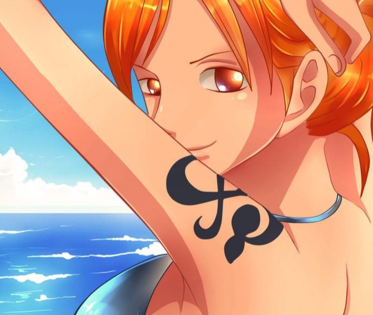 1280x1080 Nami One Piece HD, Desktop