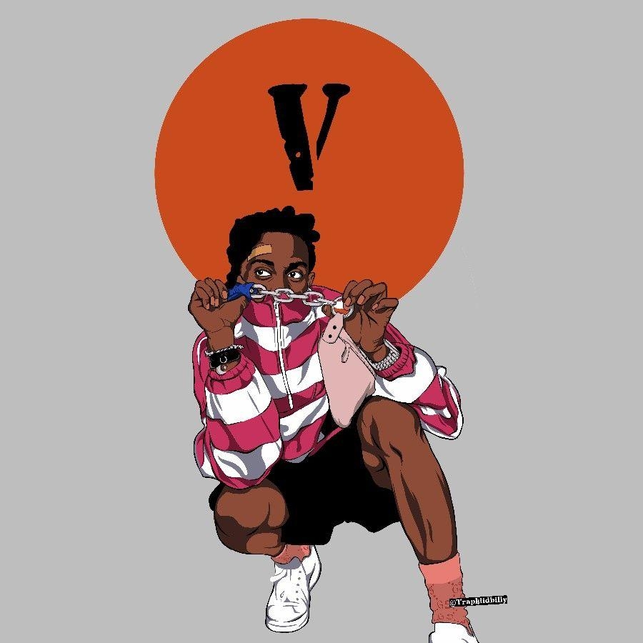 900x900 Playboi Carti cartoon wallpaper art by #trapkiidbilly #vlone, Phone