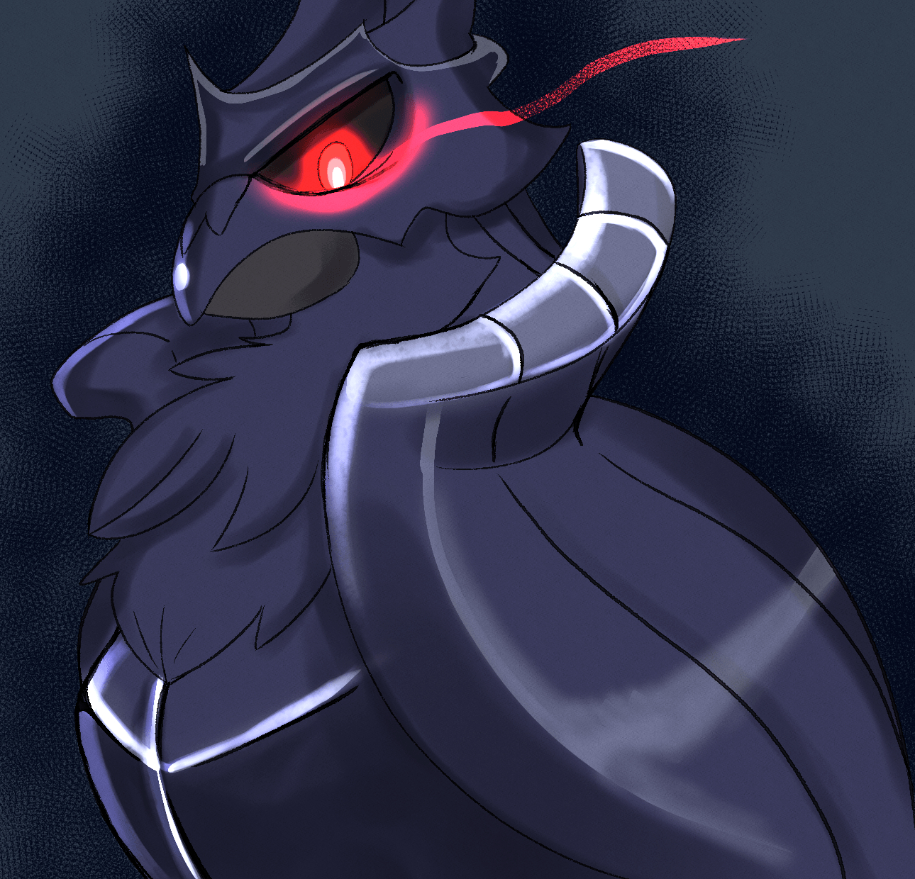 1290x1240 Corviknight sketch by Solratic on Newgrounds, Desktop