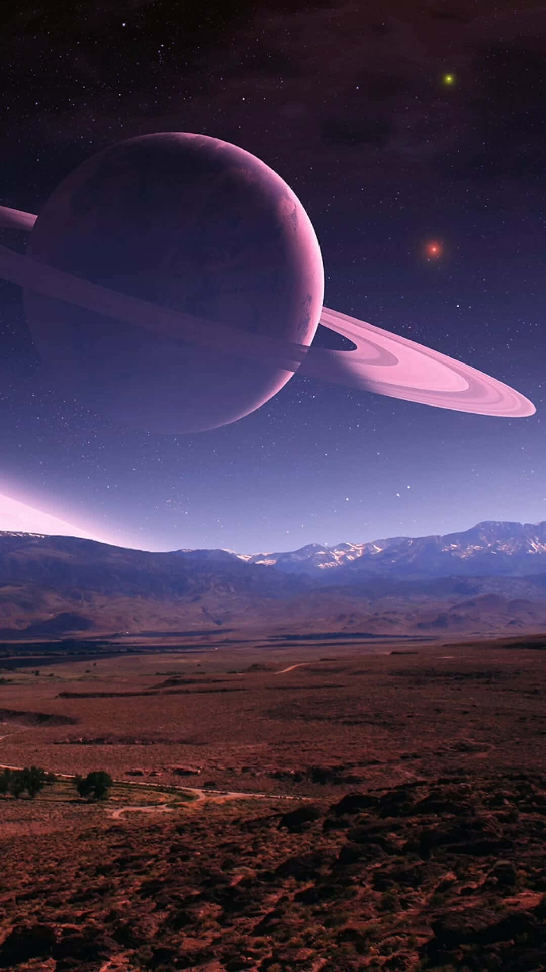 1080x1920 Download Stunning Saturn in Space, Phone