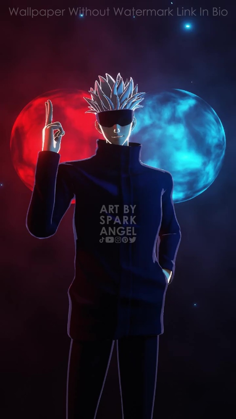 780x1390 Satoru Gojo Live Wallpaper Phone Version. Jujutsu Kaisen Angel's Ko Fi Shop Fi ❤️ Where Creators Get Support From Fans Through Donations, Memberships, Shop Sales And More! The Original ', Phone