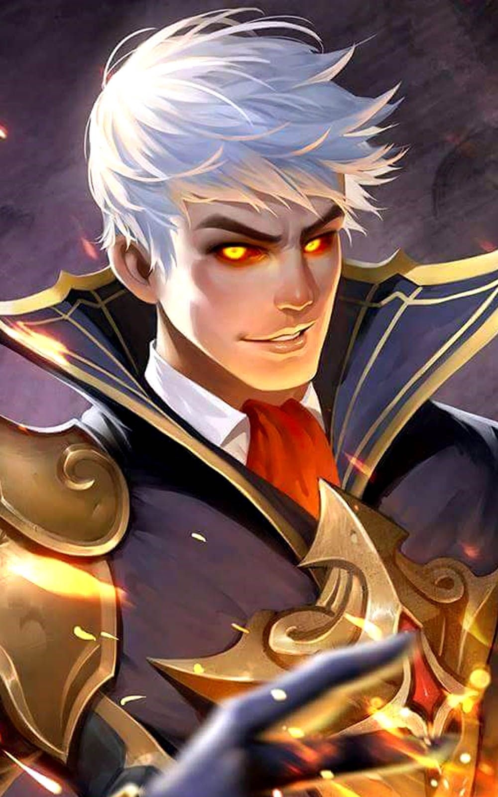 1000x1600 The Fiery Inferno Alucard Mobile Legends 4K Ultra HD Mobile Wallpaper, Phone