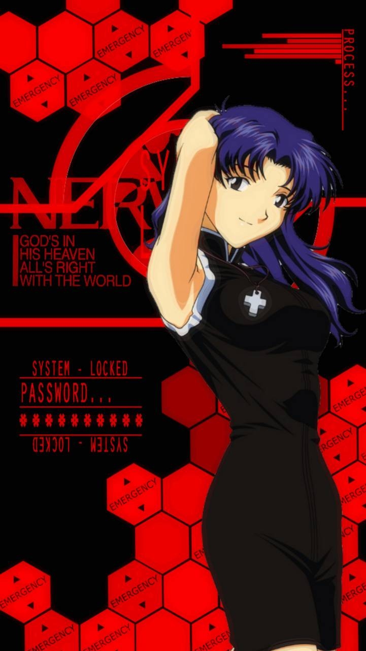 730x1280 Misato Katsuragi wallpaper, Phone