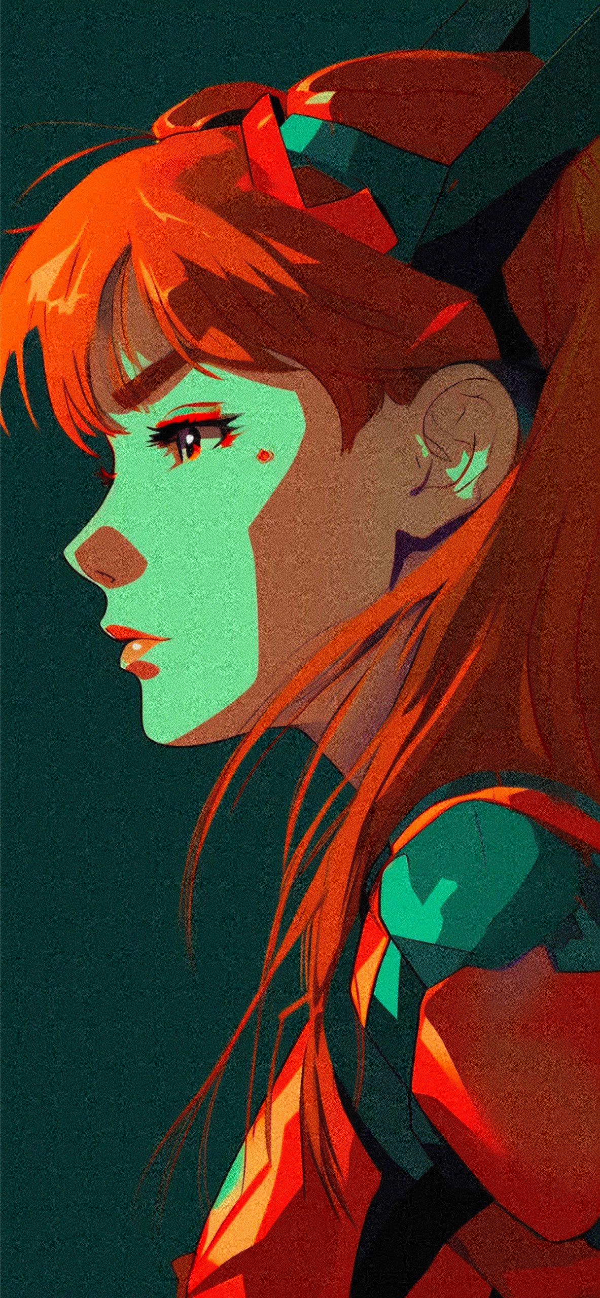 1190x2560 Evangelion Asuka Langley Anime Stunning Wallpaper, Phone