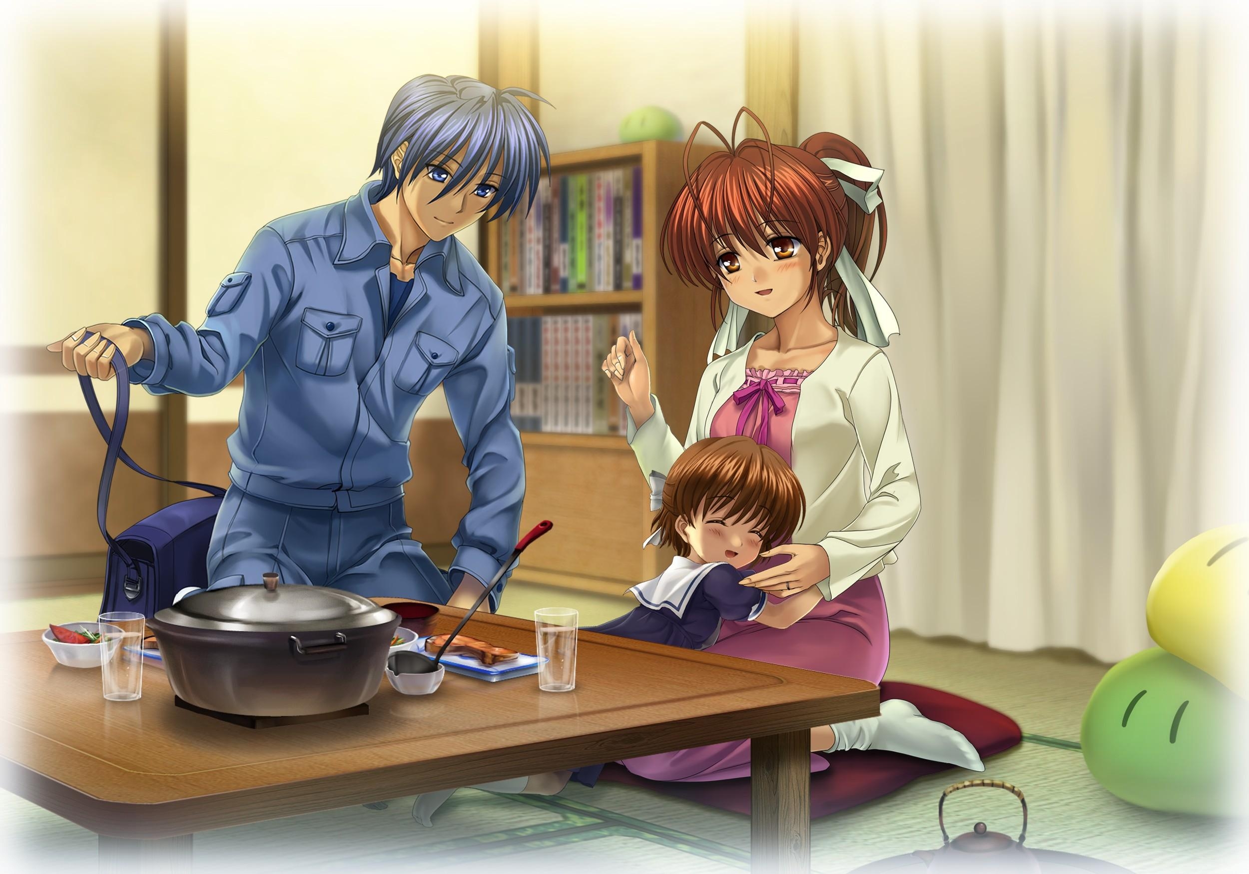 2500x1750 Clannad After Story Okazaki Ushio anime Okazaki Tomoya Okazaki, Desktop