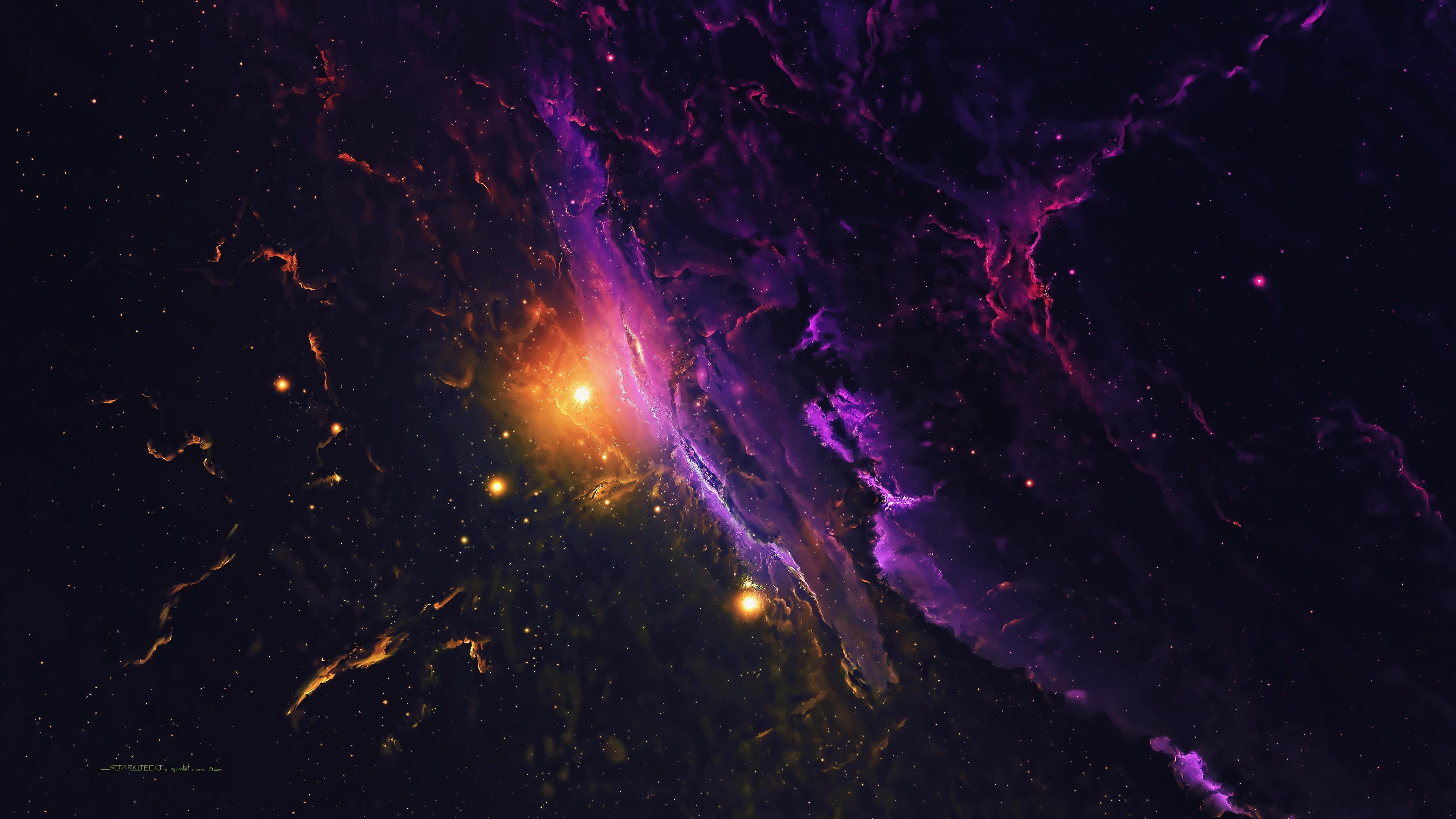 3840x2160 Nebula Galaxy Space Stars Universe 4k, HD Artist, 4k, Desktop