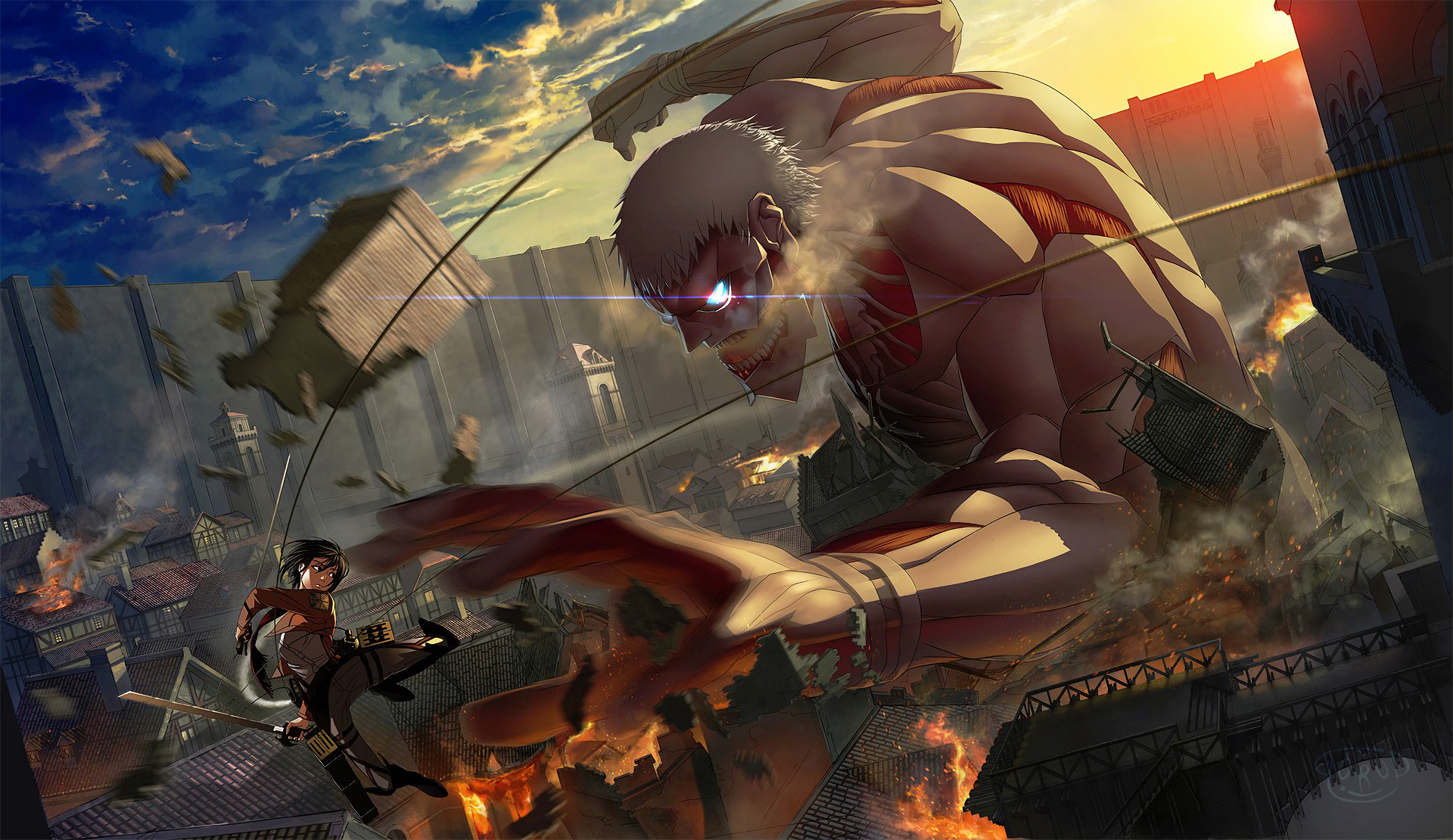 1920x1110 Anime Attack On Titan HD Wallpaper and Background, Desktop