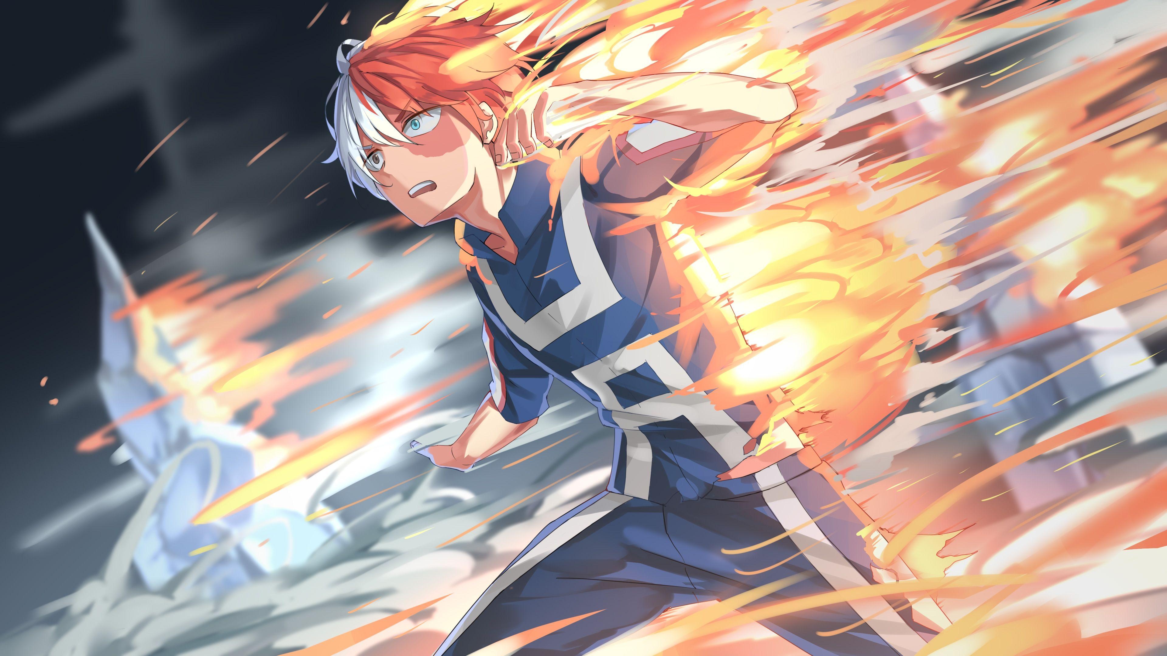 3840x2160 Shouto Todoroki My Hero Academia 4k, HD Anime, 4k Wallpaper, Desktop