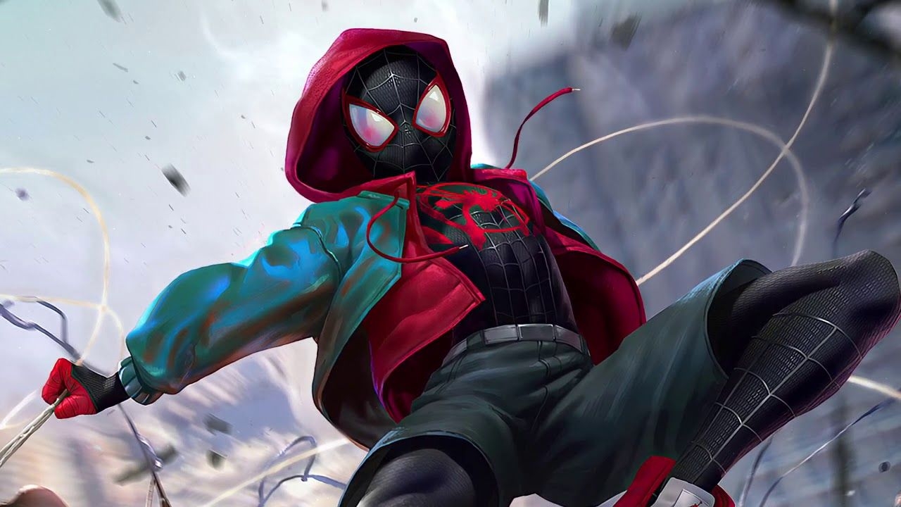 1280x720 Miles Morales Spiderman Comics [4K] (Wallpaper Engine), Desktop