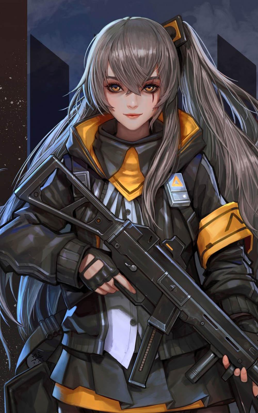 1000x1600 Girls' Frontline Game Anime Free 4K Ultra HD Mobile Wallpaper, Phone