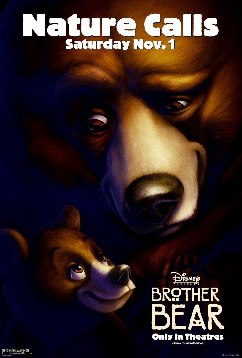 1020x1500 Brother Bear 2003 Movie Posters, Phone