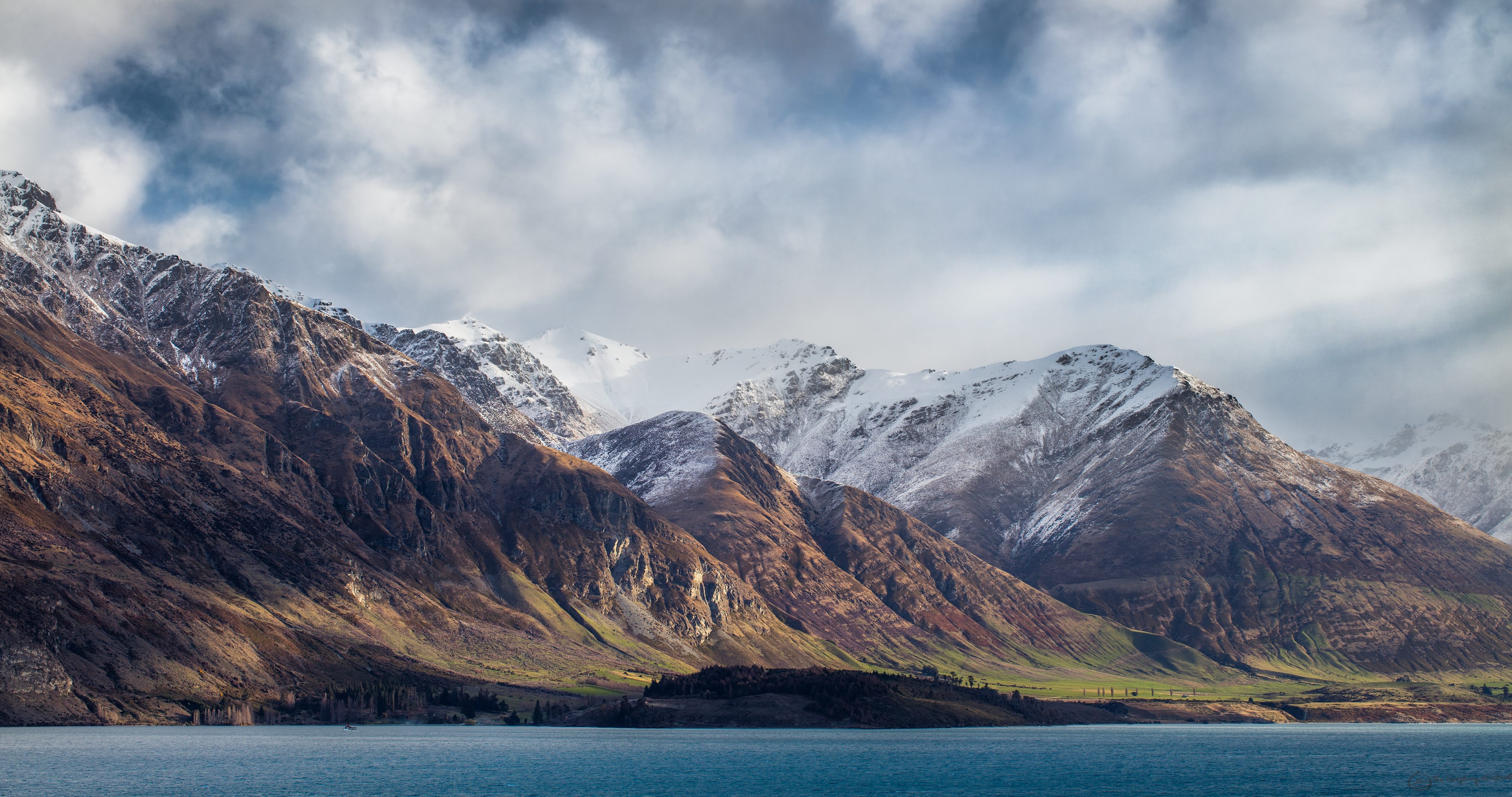 4100x2160 Lake Wakatipu & Thomson Mountains, Central Otago, NZ xpost /r, Desktop