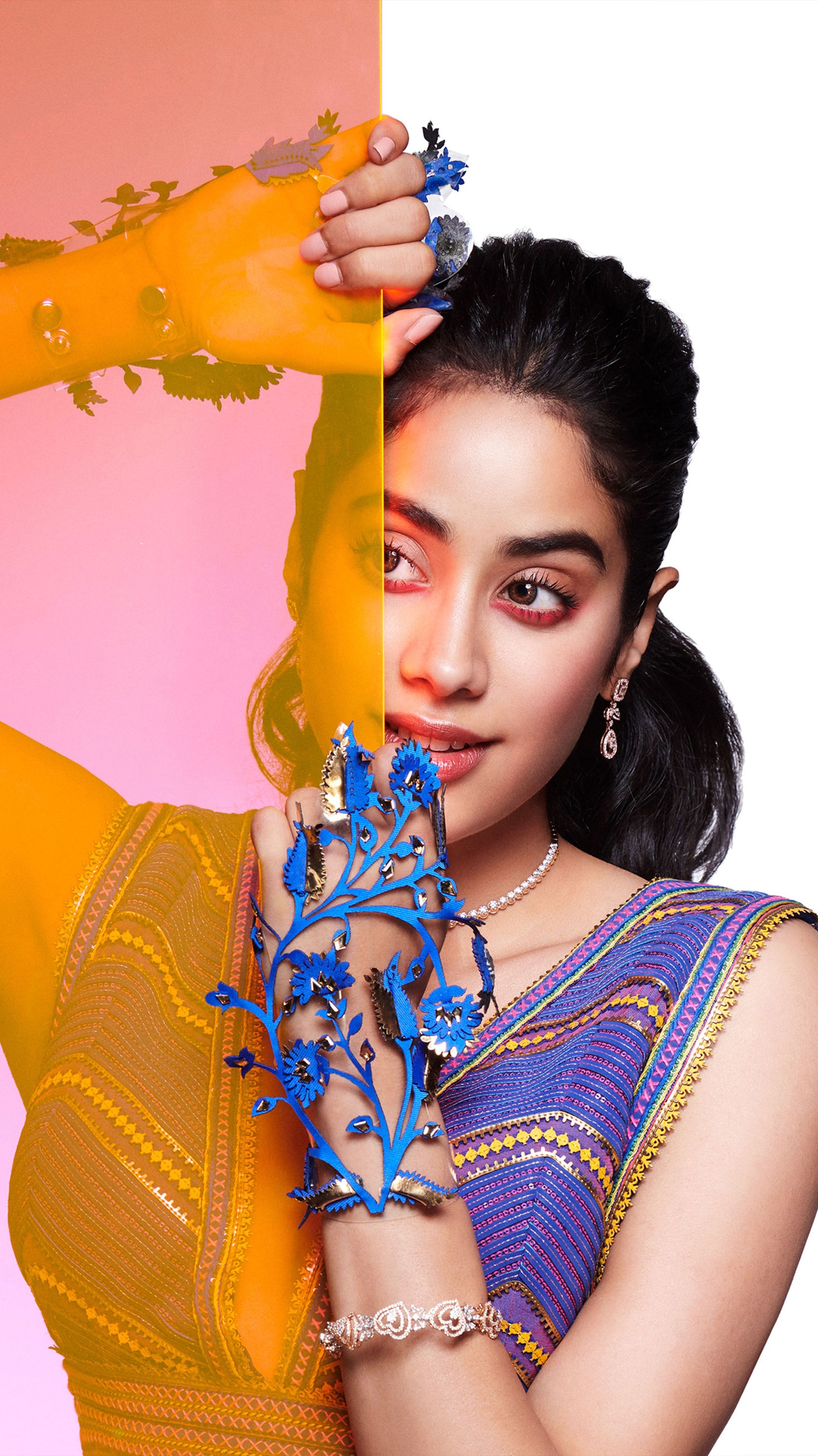 2160x3840 Janhvi Kapoor Bollywood Actress 2019 4K Ultra HD Mobile Wallpaper, Phone