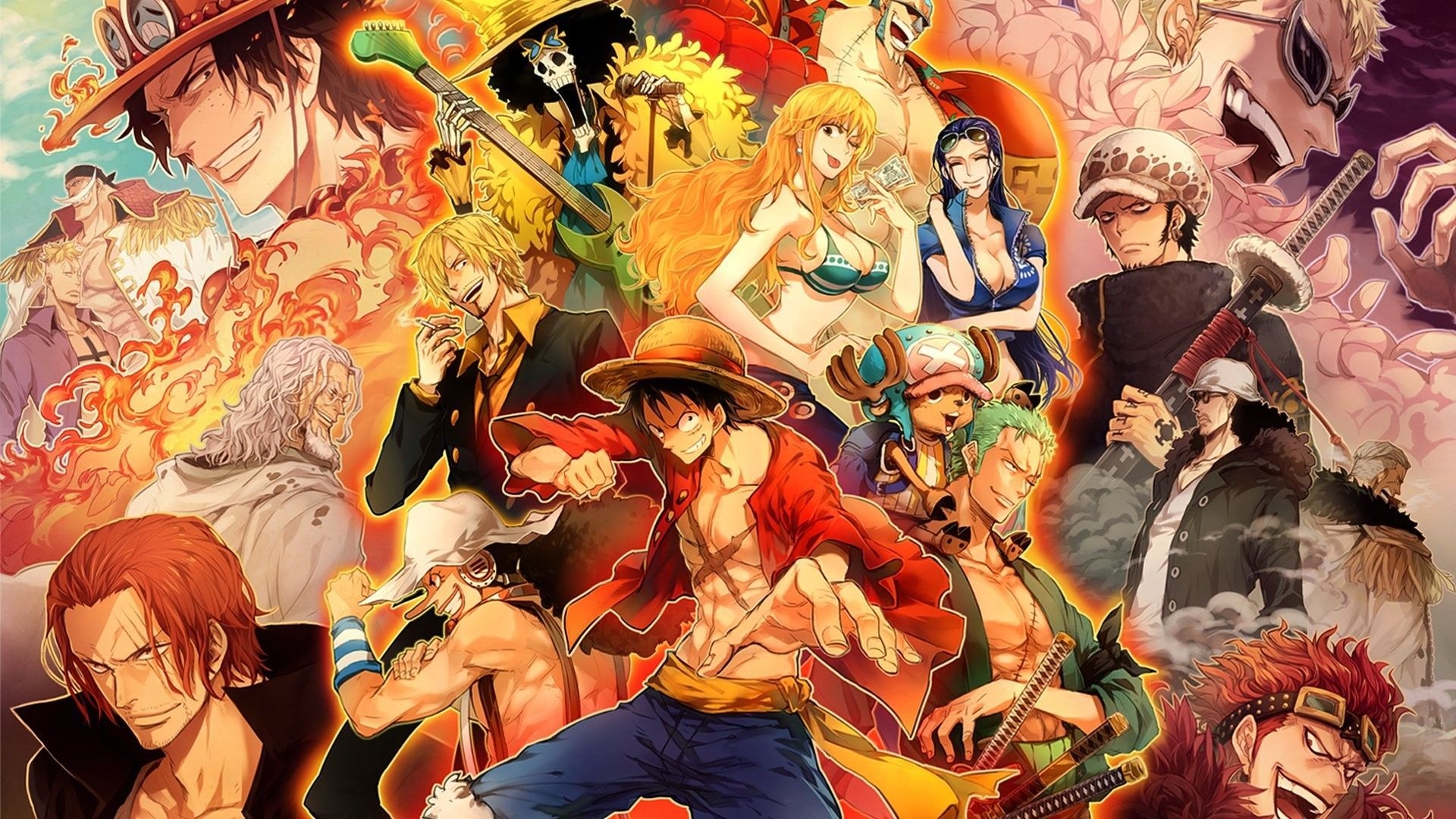 1920x1080 one piece background  for ipad pro. โปสเตอร์ภาพ, การ์ตูน, การ์ตูนน่ารัก, Desktop