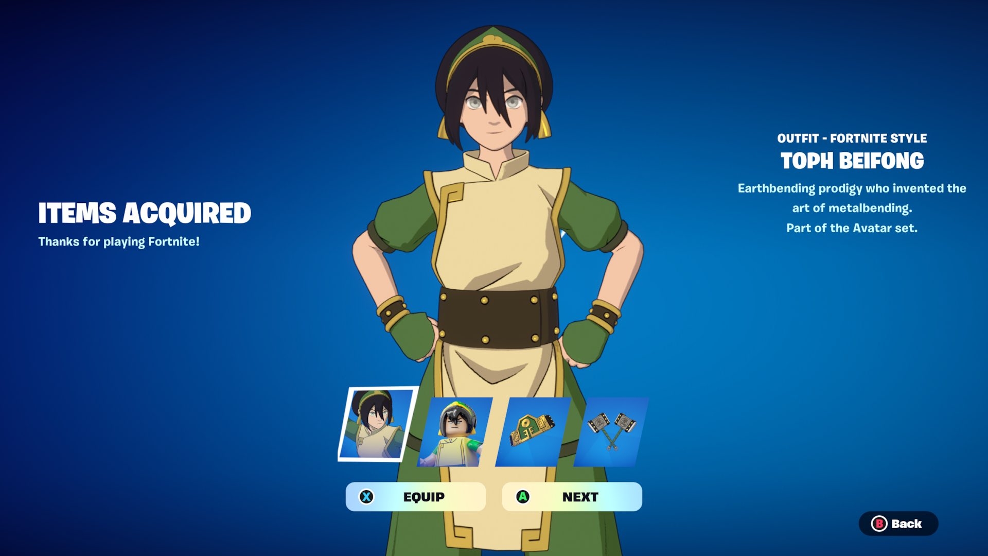 1920x1080 Toph Beifong Fortnite wallpaper, Desktop