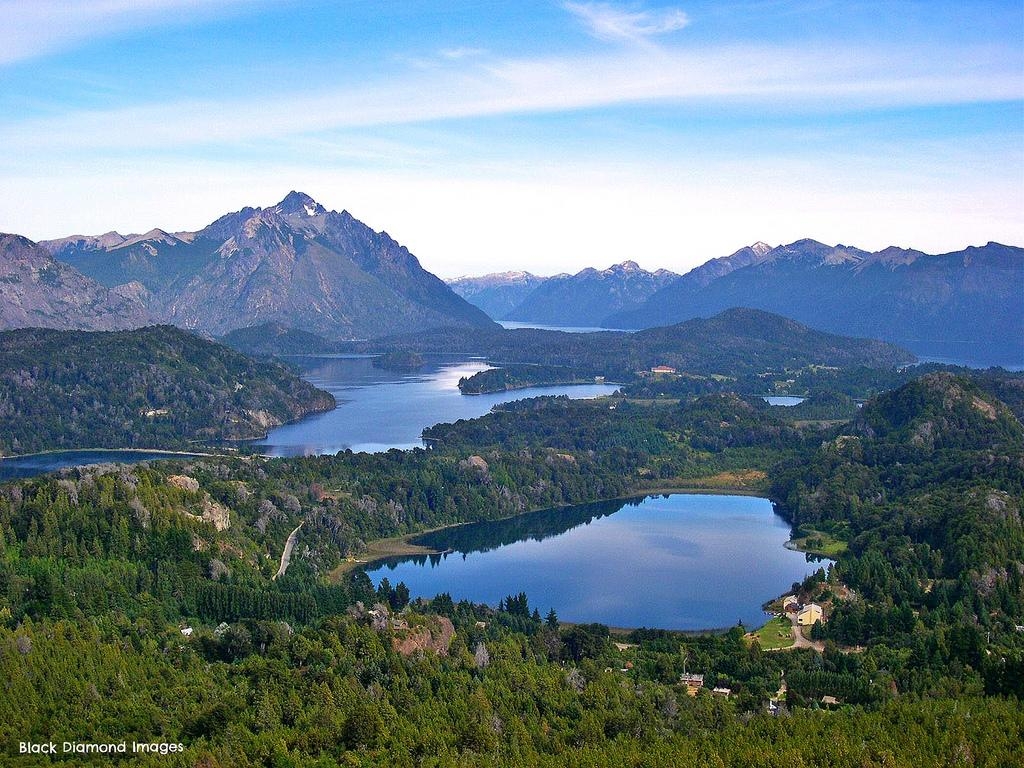 1030x770 View to Llao Llao Hotel Golf & Spa Resort Across Lagune El, Desktop