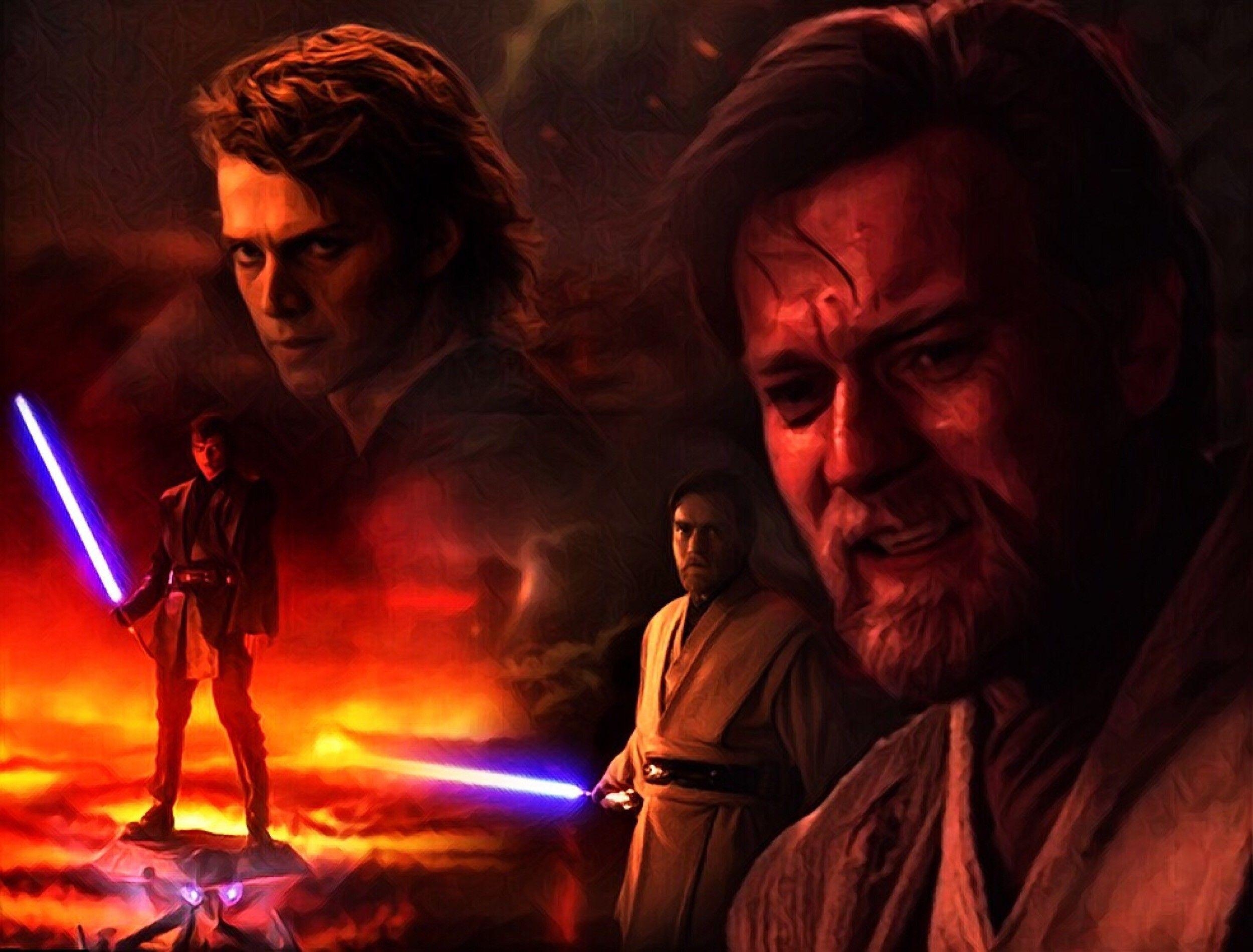 2500x1900 Anakin vs Obi Wan Wallpaper, Desktop