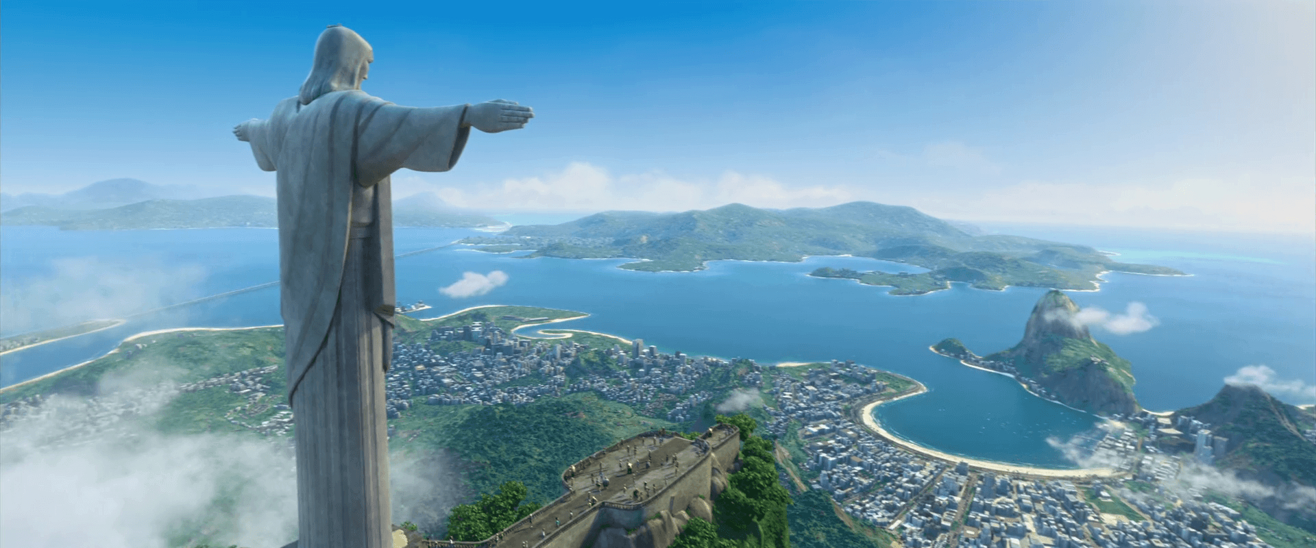 1920x800 Christ the Redeemer Wallpaper, Dual Screen