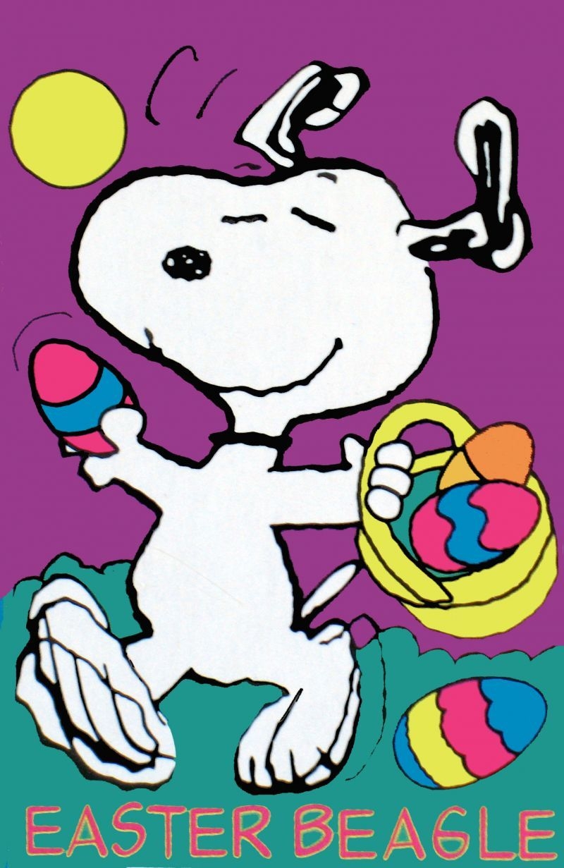 800x1240 Easter Beagle Wallpaper, Phone