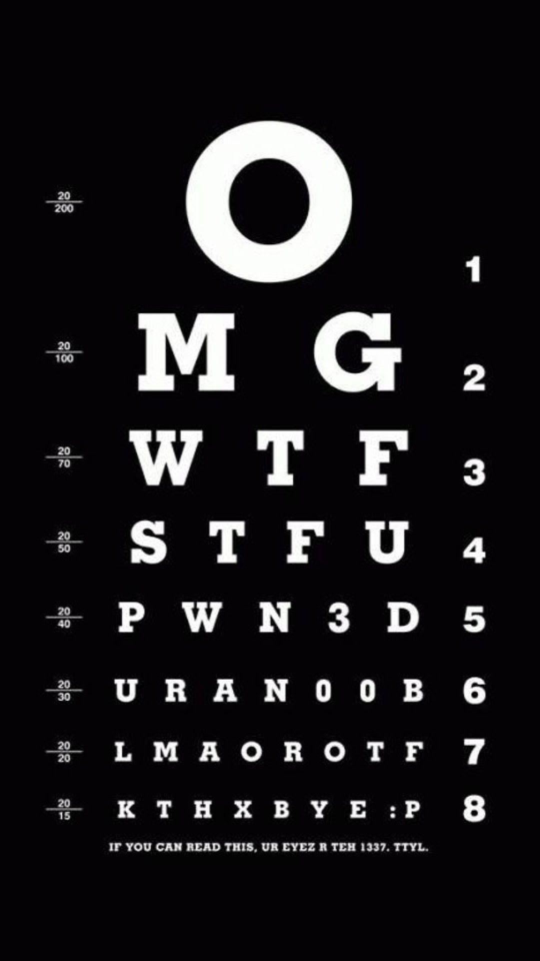 1080x1920 Galaxy Note HD Wallpaper: Funny Eye Exam Galaxy Note HD Wallpaper, Phone