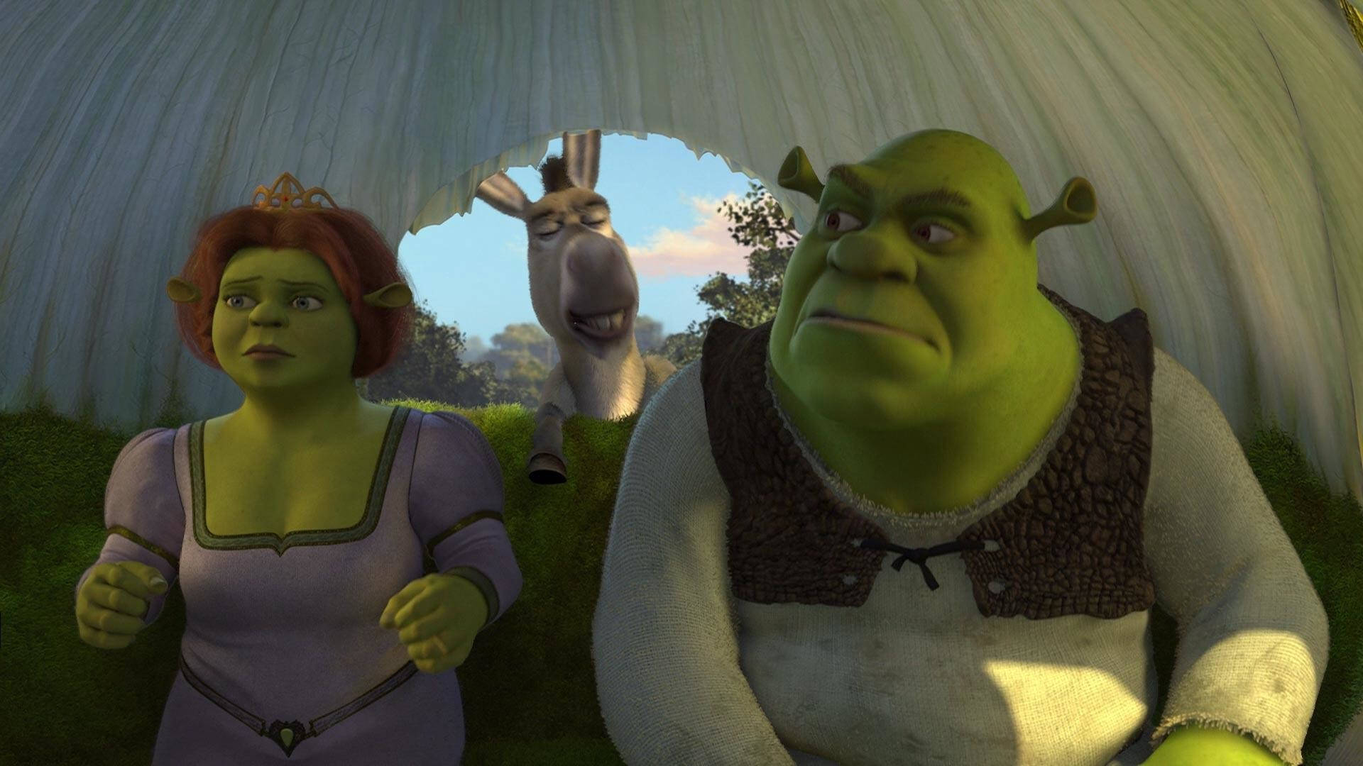 1920x1080 Download Fiona Donkey And Shrek 2 Cart Wallpaper, Desktop