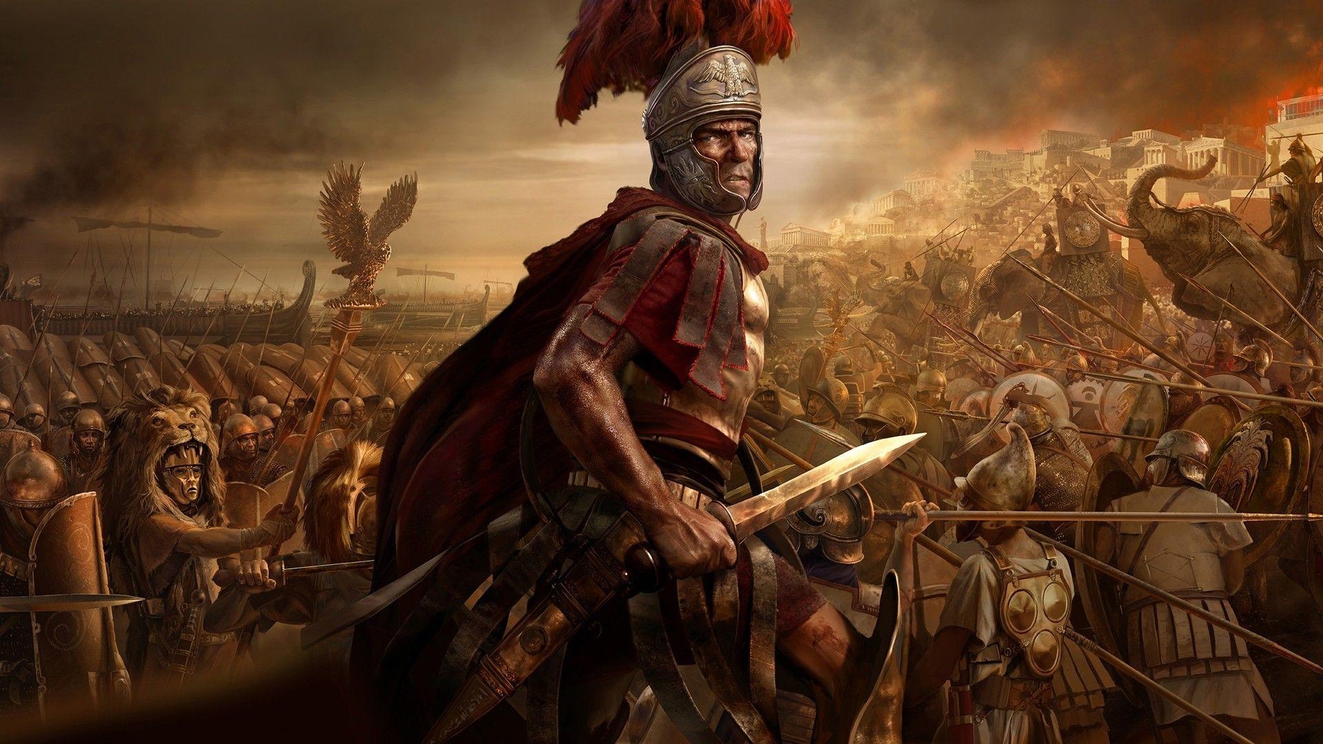 1920x1080 Total War Rome 2 Roman Soldier Sword warrior warriors fantasy battle, Desktop