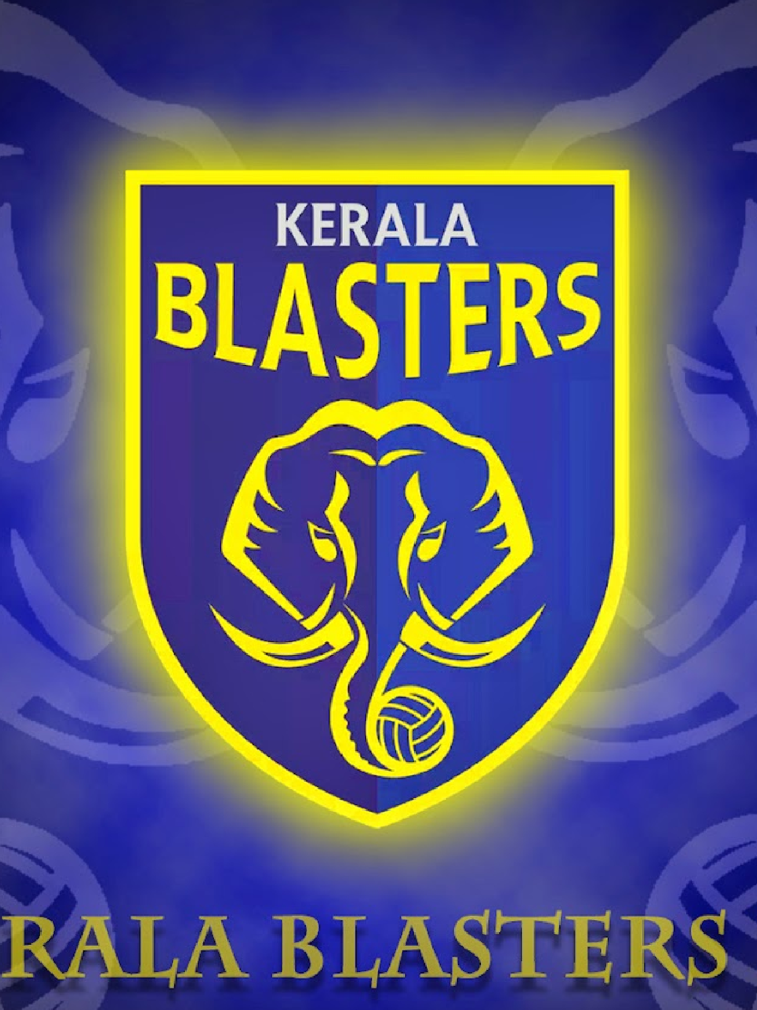 1540x2050 Hd Wallpaper Kerala Blasters HD Wallpaper Background Blasters Fc HD Wallpaper, Phone