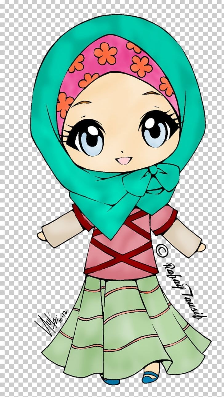 730x1290 Islamic Girl Clipart, Phone