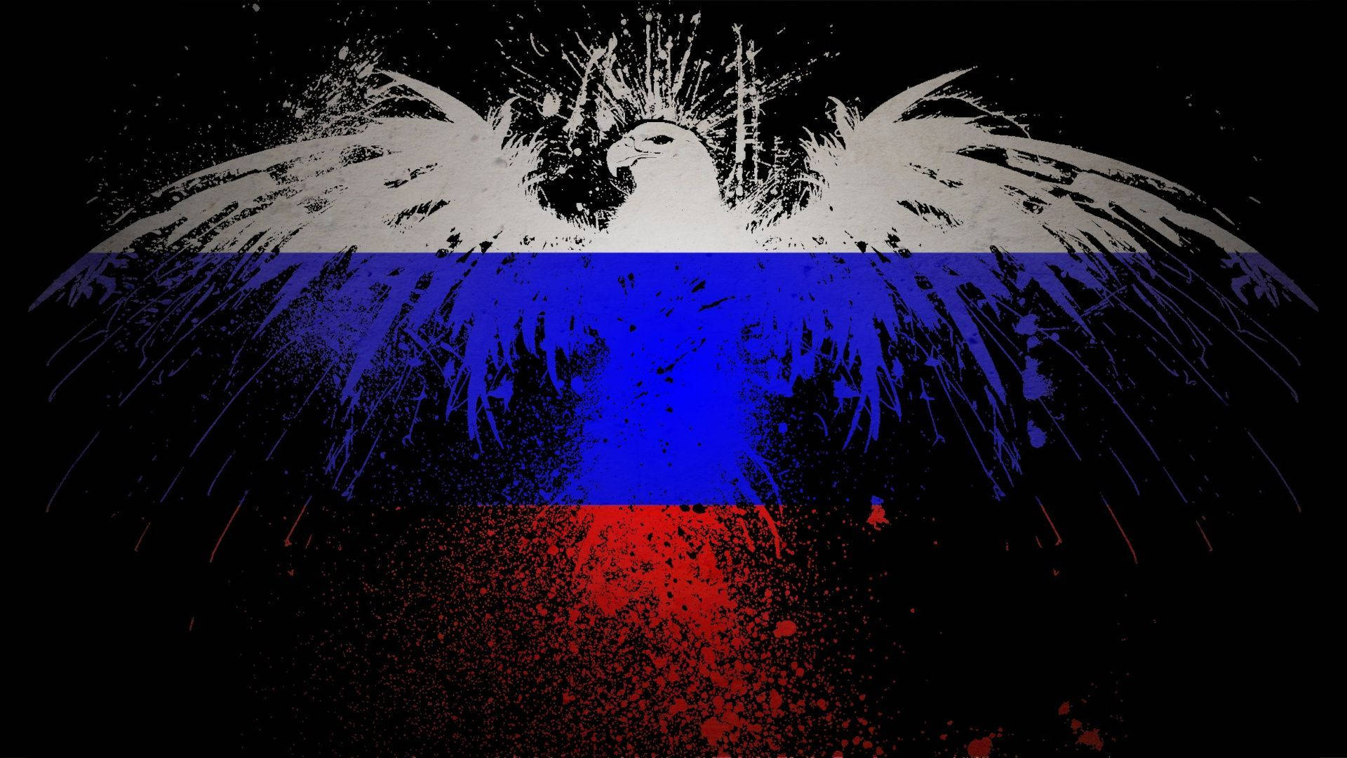 1920x1080 Download Eagle Russia Flag Wallpaper, Desktop