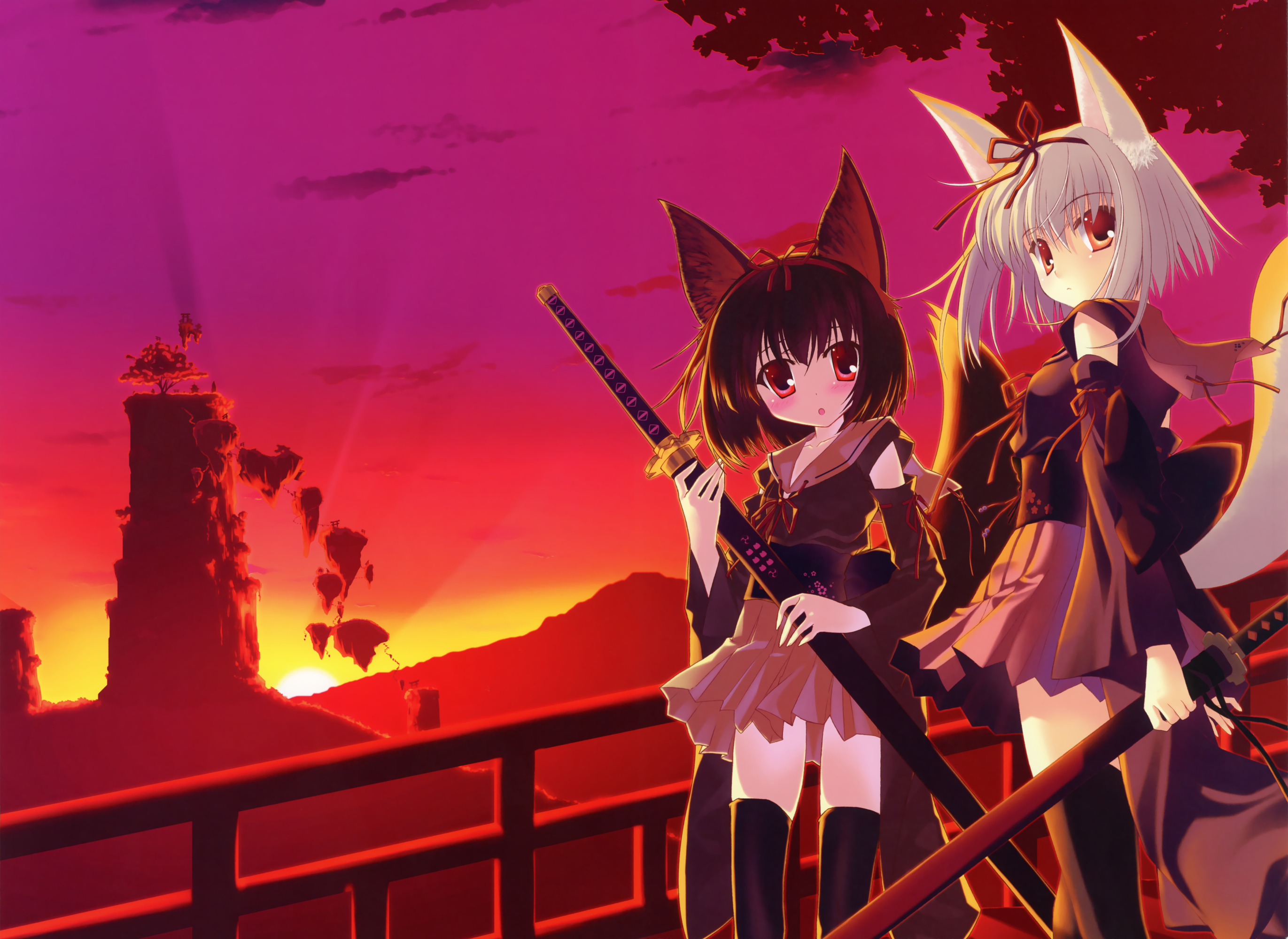 2750x2000 Image Kitsune Anime, Desktop