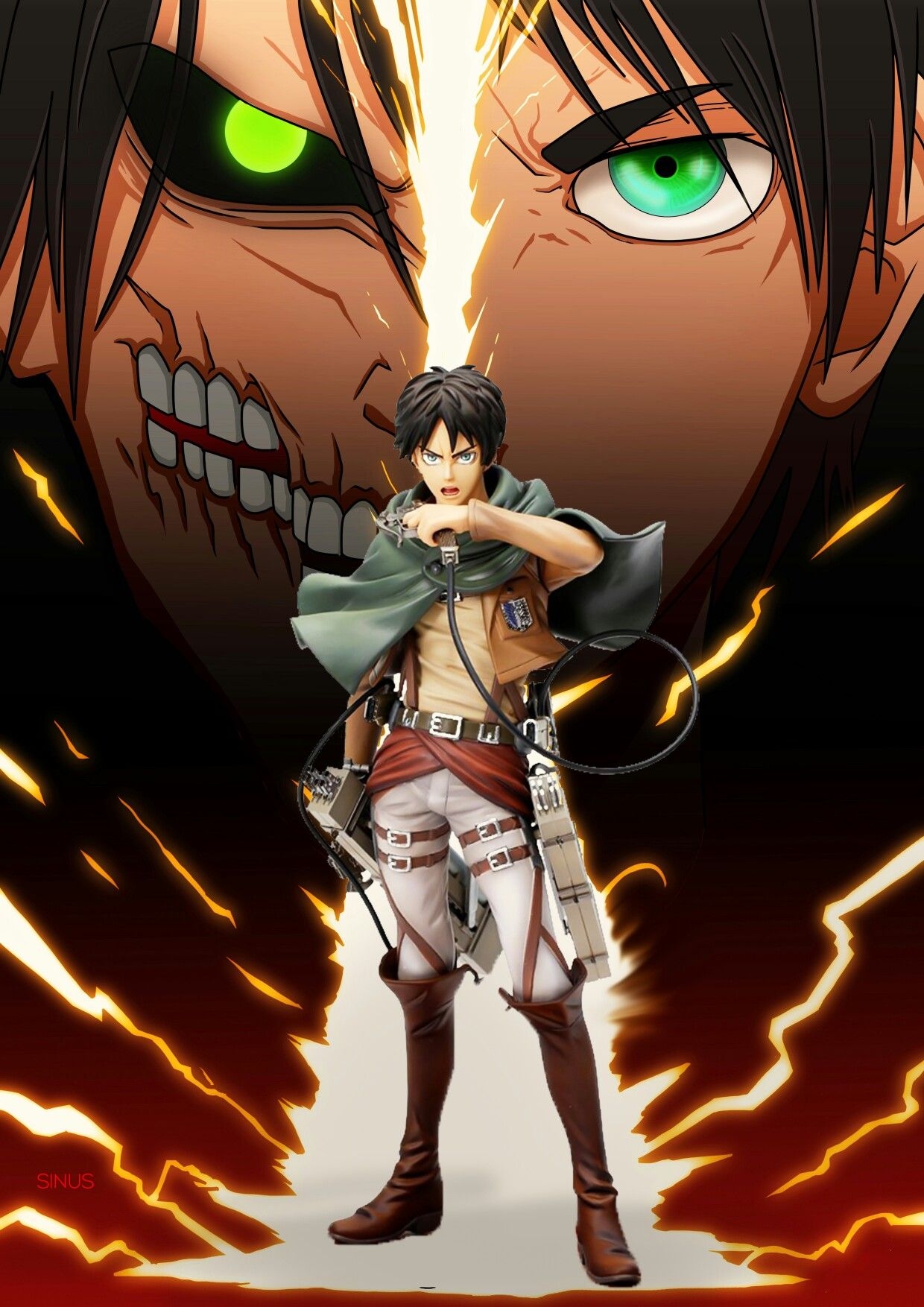 1240x1760 Attack On Titan Wallpaper, Phone