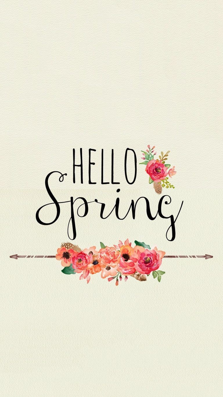 770x1370 Spring Wallpaper for iPhone Spring Background [Free Download]. Hello spring wallpaper, Spring wallpaper, Nature background iphone, Phone