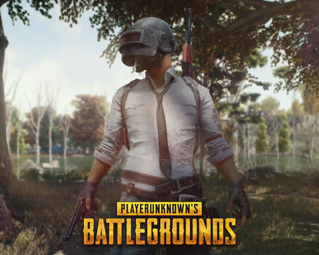 1280x1030 Download  wallpaper pubg, forest theme, mobile game, Desktop