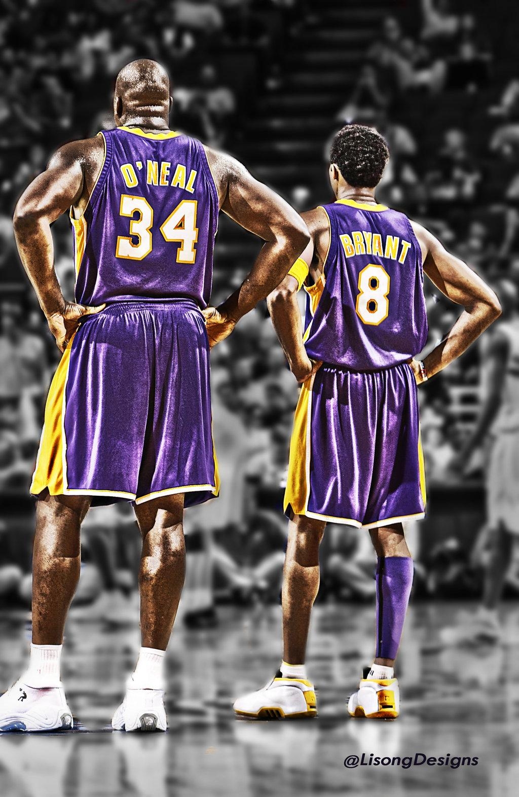 1030x1580 Kobe and Shaq Wallpaper, Phone