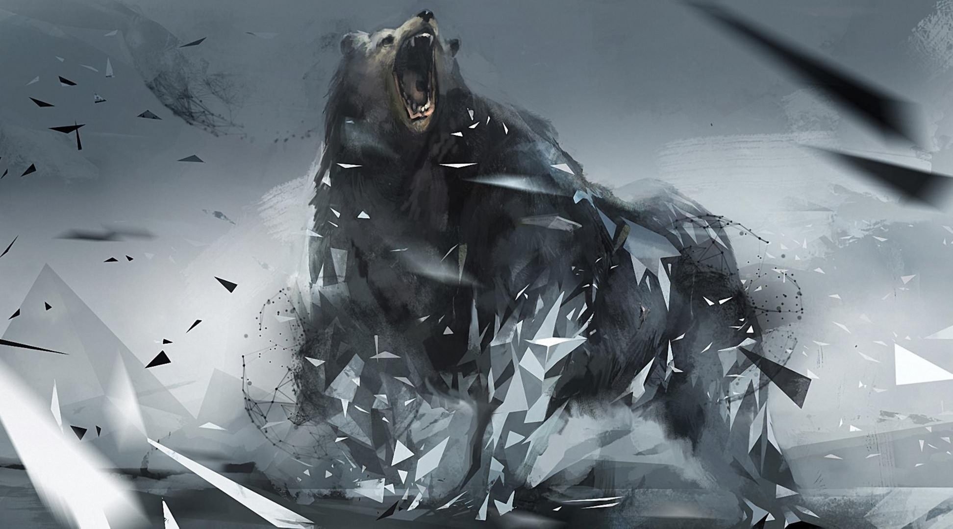 1950x1080 Abstract Bear Wallpaper Free Abstract Bear Background, Desktop