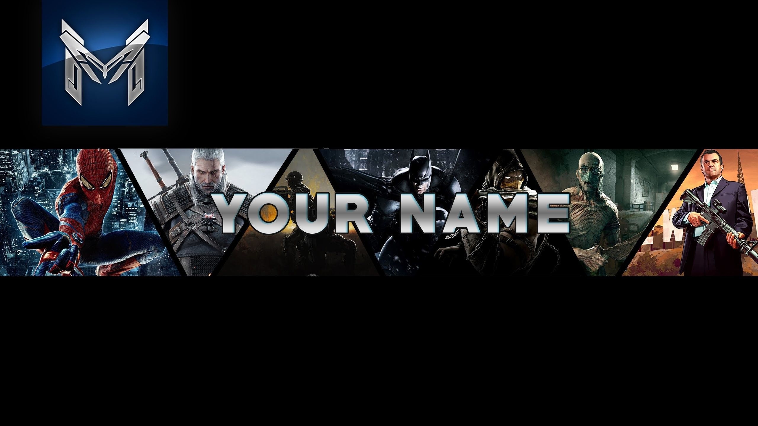 2560x1440 Res: 2560x gaming wallpaper banner. Youtube banners, Banner photohop, Gaming wallpaper, Desktop